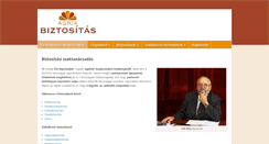 Desktop Screenshot of abiztositas.hu